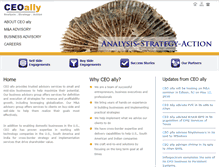 Tablet Screenshot of ceoally.com